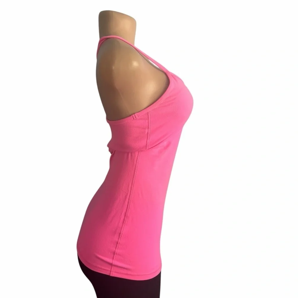 Lululemon Athletica Power Y Light Pink Tank Top